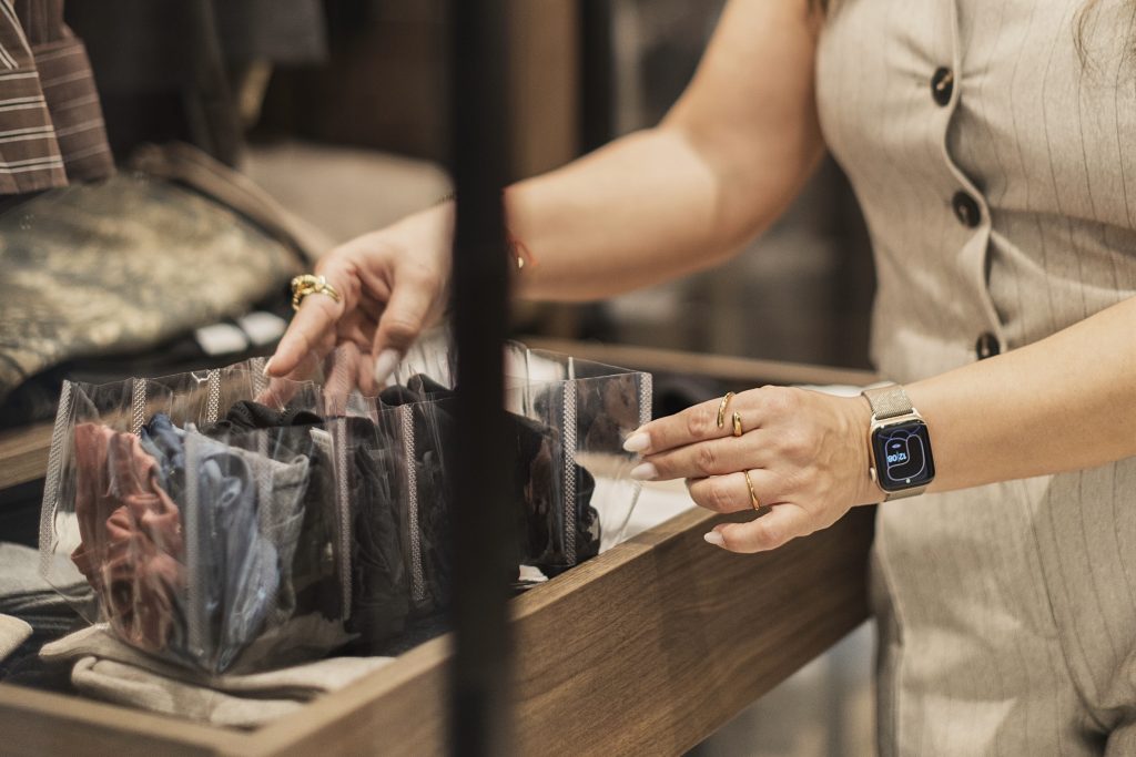 Organização dos armários do closet