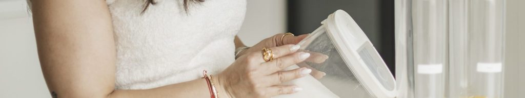 Organización cocina y despensa.