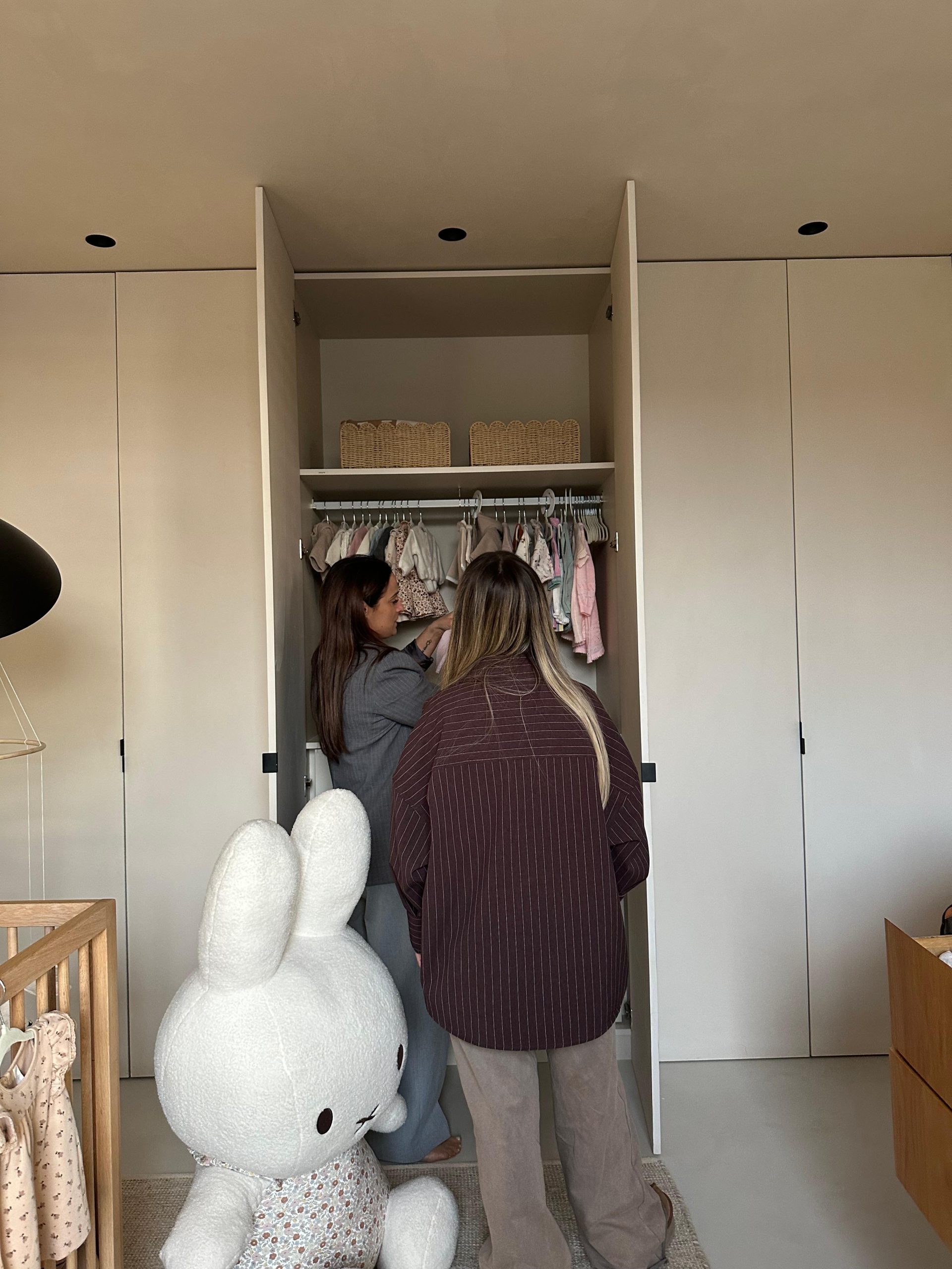 Organización de una habitación de bebé. 